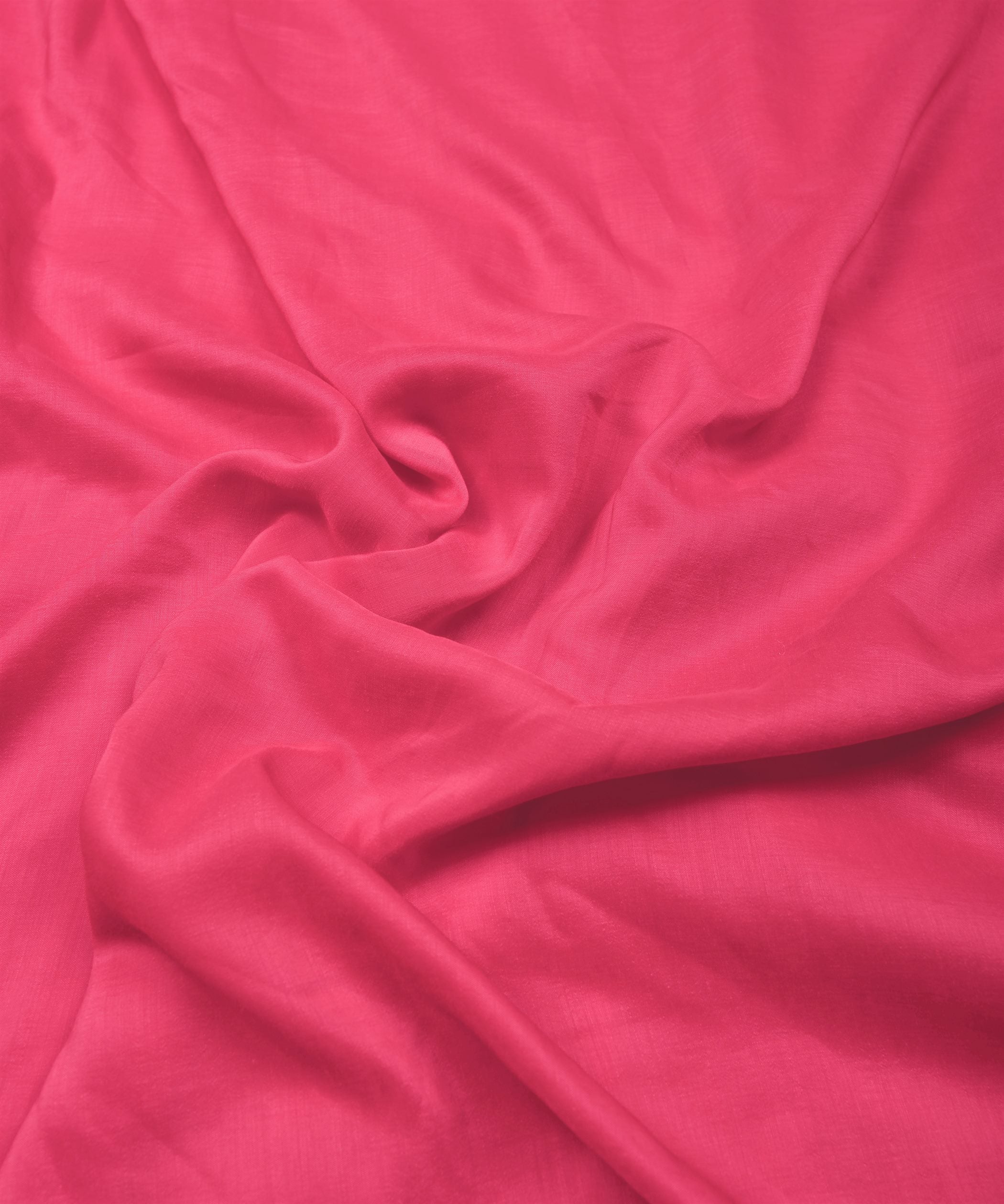 Pink Plain Dyed Polyester Muslin Fabric