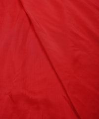 Red Plain Dyed Polyester Muslin Fabric