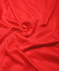 Reddish Pink Plain Dyed Polyester Muslin Fabric