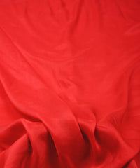 Reddish Pink Plain Dyed Polyester Muslin Fabric