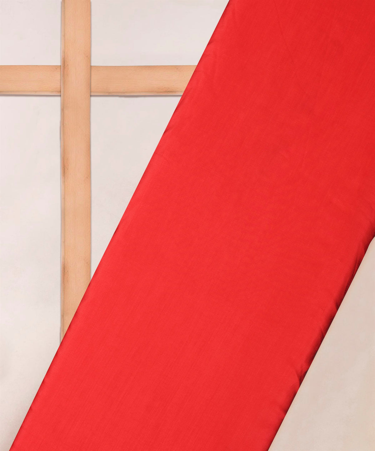 Reddish Pink Plain Dyed Polyester Muslin Fabric