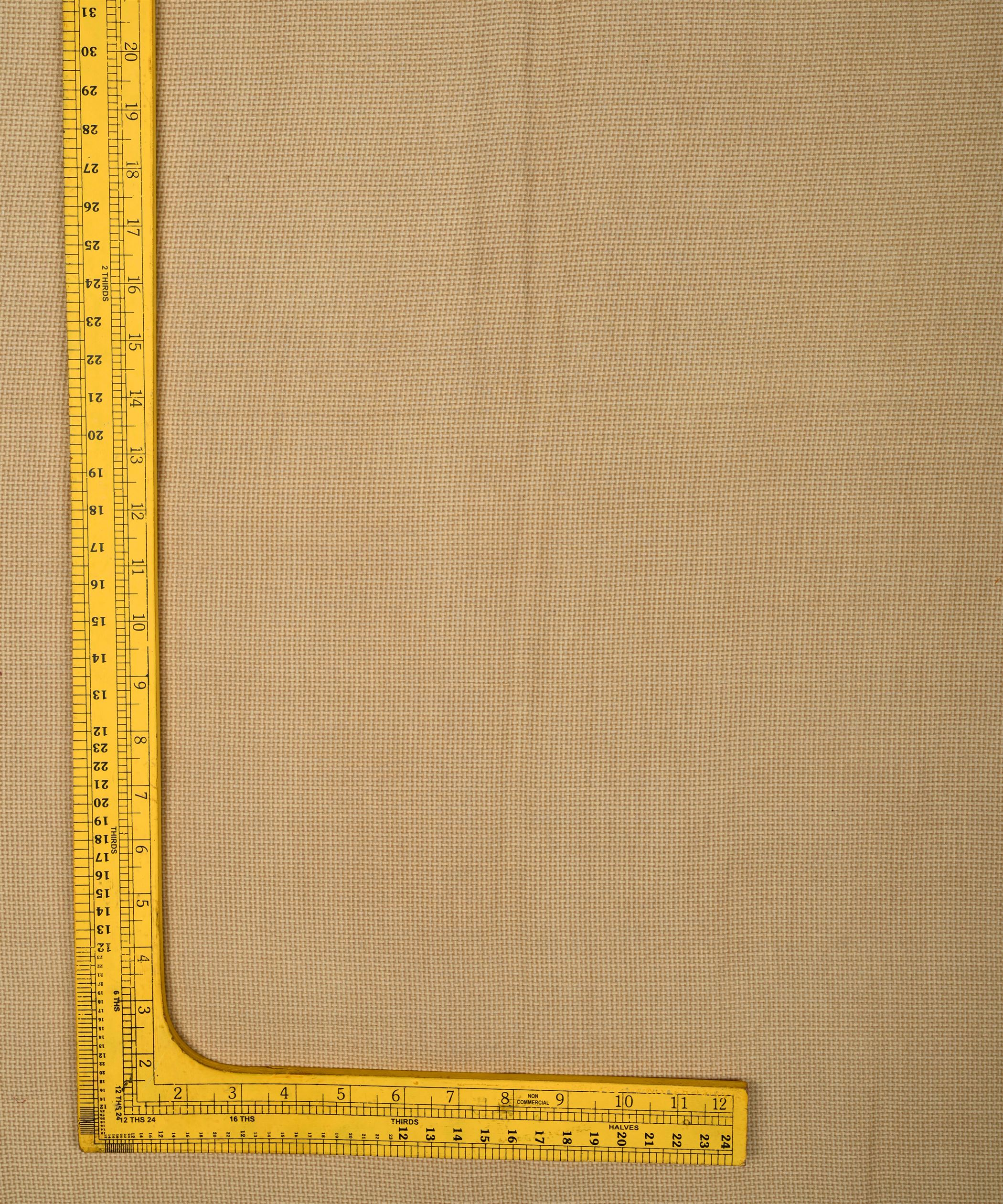 Biege Printed Cotton Satin fabric-1