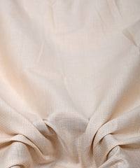 Cream Printed Cotton Satin fabric-1