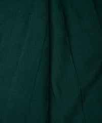 Dark Green Printed Cotton Satin fabric-1