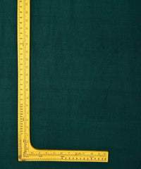 Dark Green Printed Cotton Satin fabric-1
