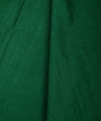 Green Printed Cotton Satin fabric-1
