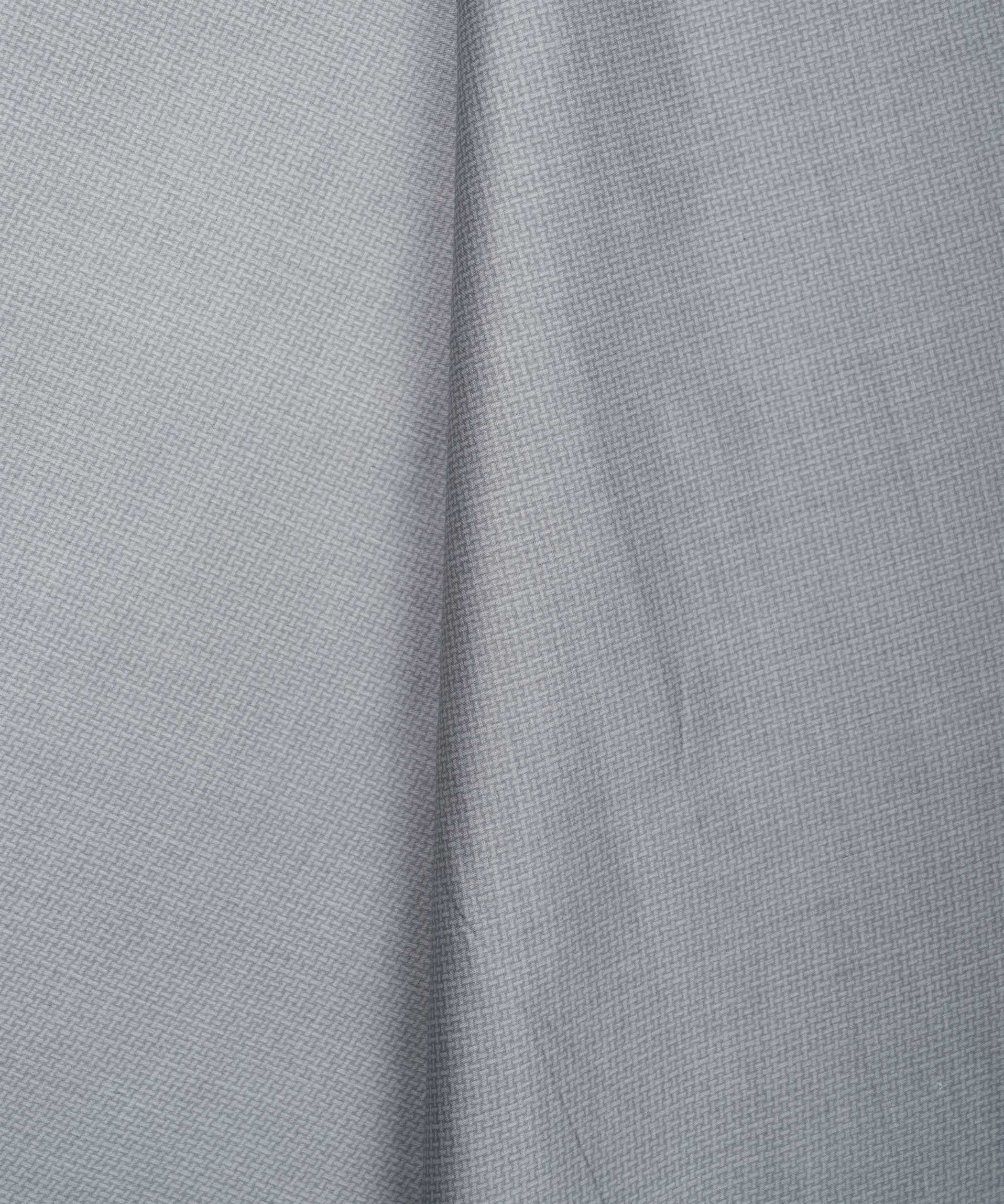 Grey Printed Cotton Satin fabric-1