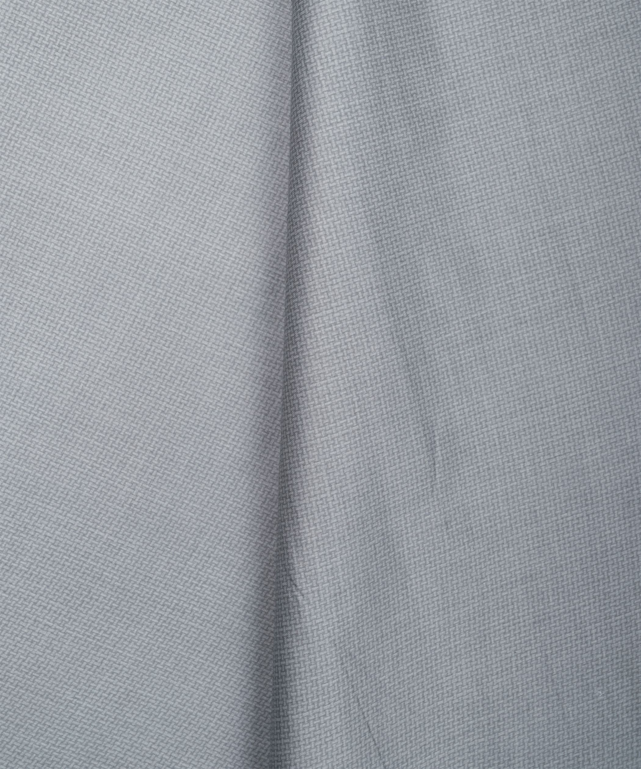 Grey Printed Cotton Satin fabric-1