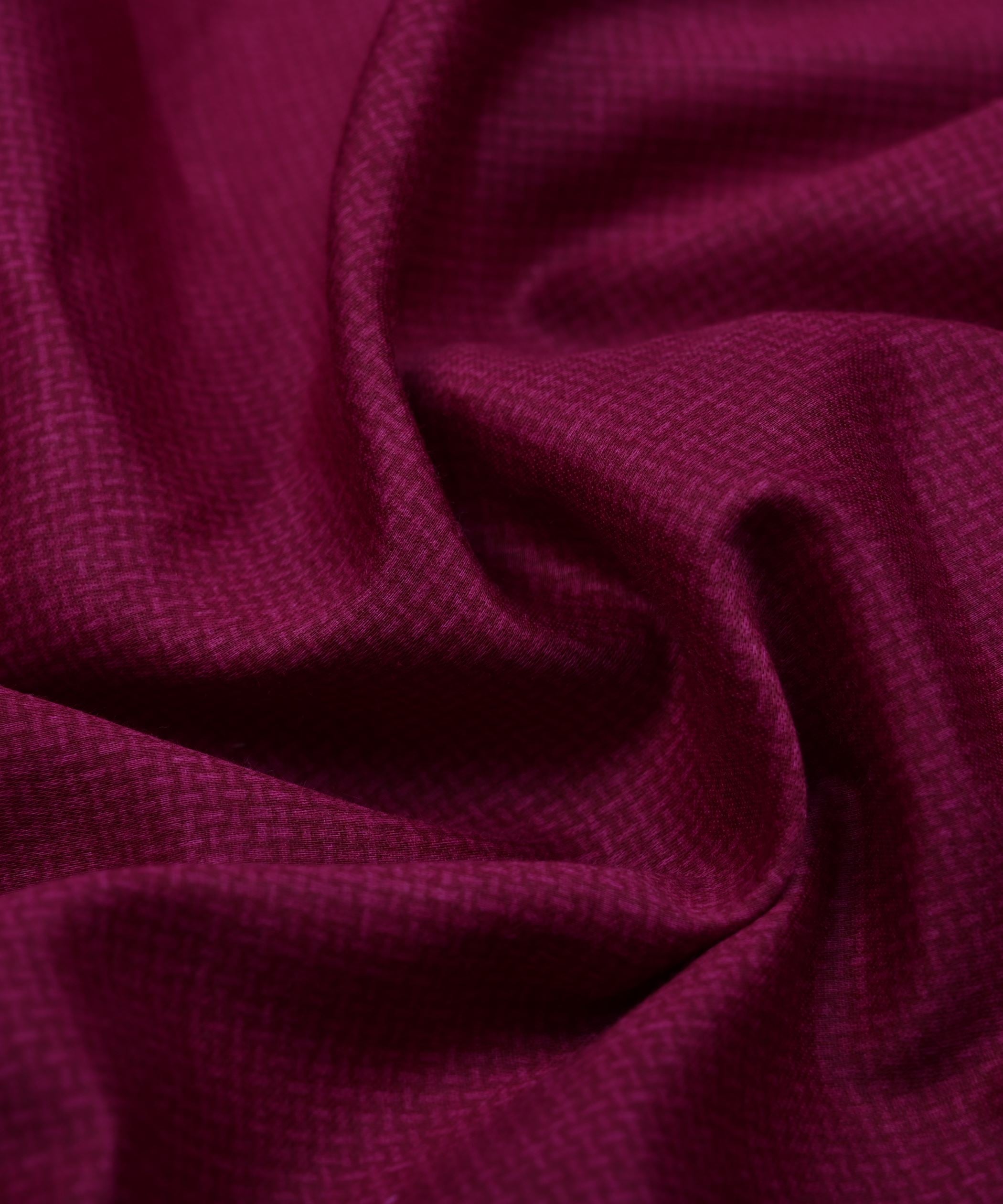 Magenta Printed Cotton Satin fabric-1