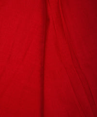Red Printed Cotton Satin fabric-1
