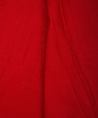 Red Printed Cotton Satin fabric-1