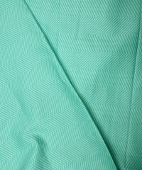 Sea Green Printed Cotton Satin fabric-2