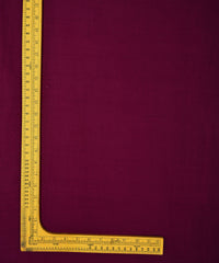 Magenta Printed Cotton Satin fabric-3