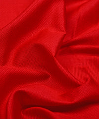Red Printed Cotton Satin fabric-3