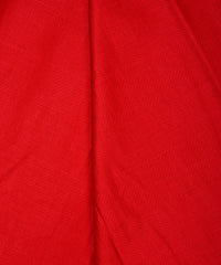Red Printed Cotton Satin fabric-3