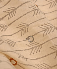 Olive green batik Handblock printed Mal Cotton fabric