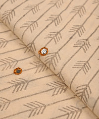 Olive green batik Handblock printed Mal Cotton fabric