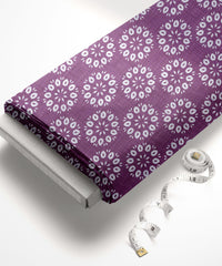 Purple-Batik Print