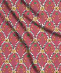 Red Classic Floral Print