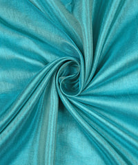 Aquamarine Plain Dyed Sana Silk Fabric