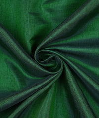 Bottle Green Plain Dyed Sana Silk Fabric