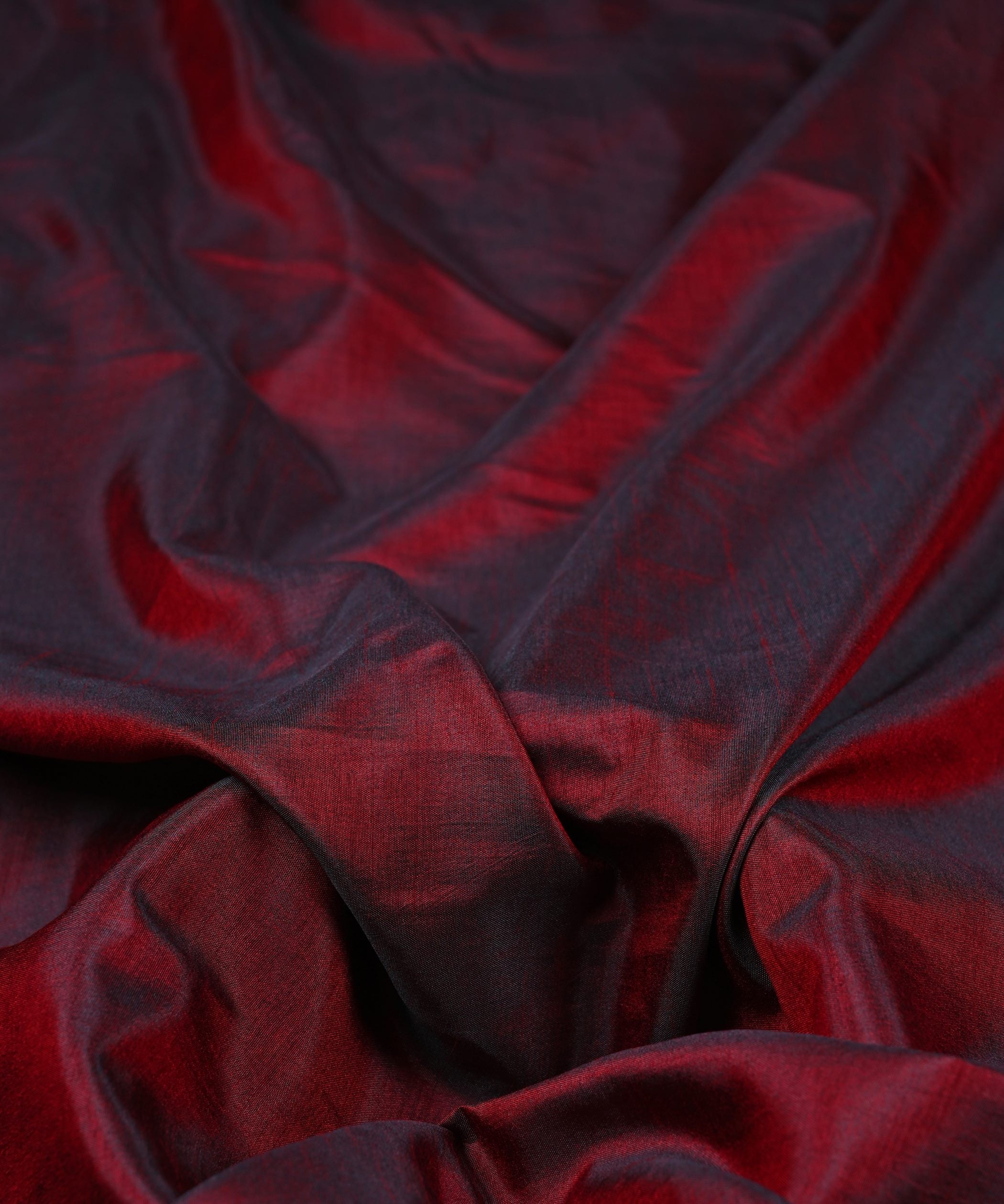 Coffee Plain Dyed Sana Silk Fabric