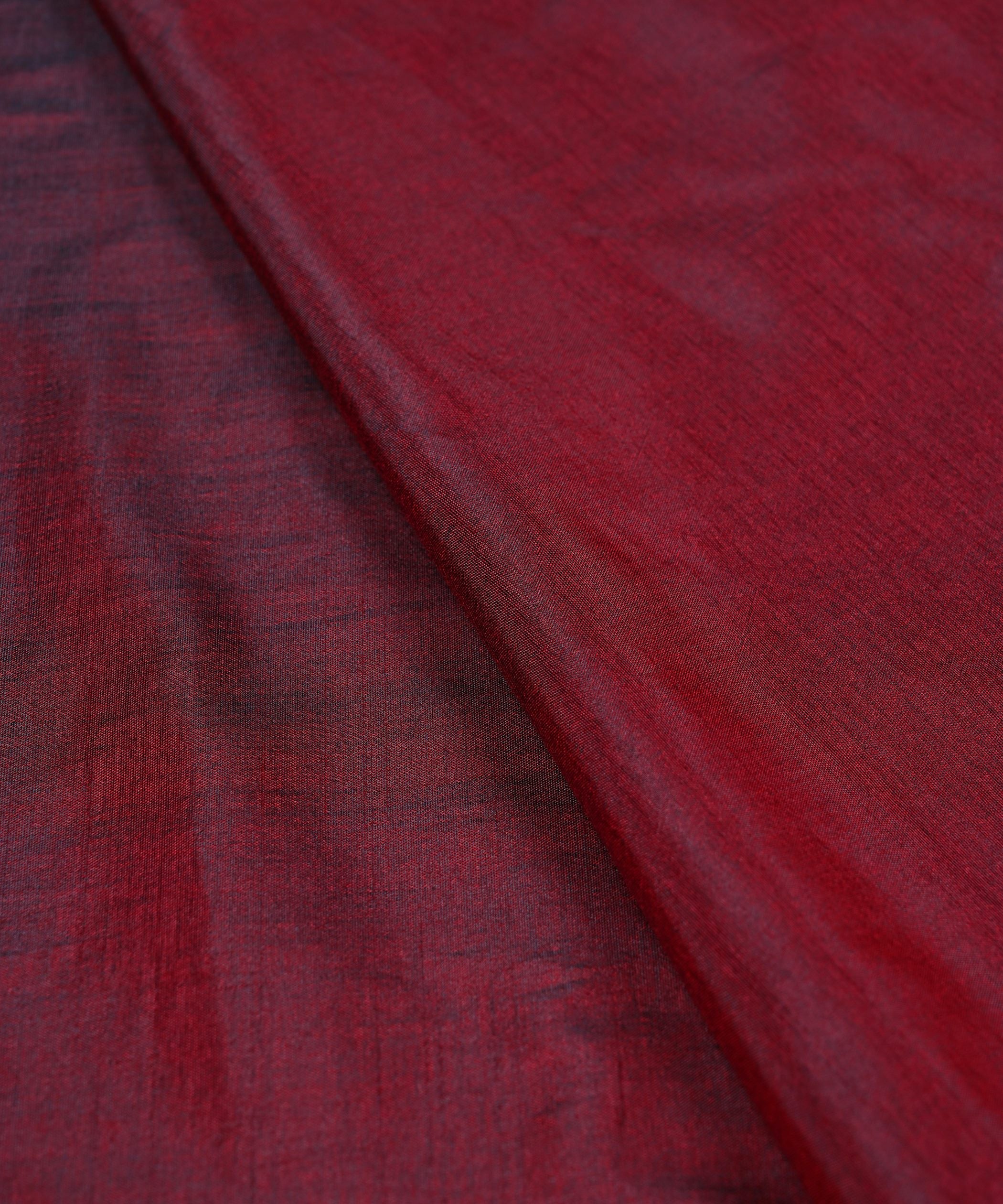 Coffee Plain Dyed Sana Silk Fabric