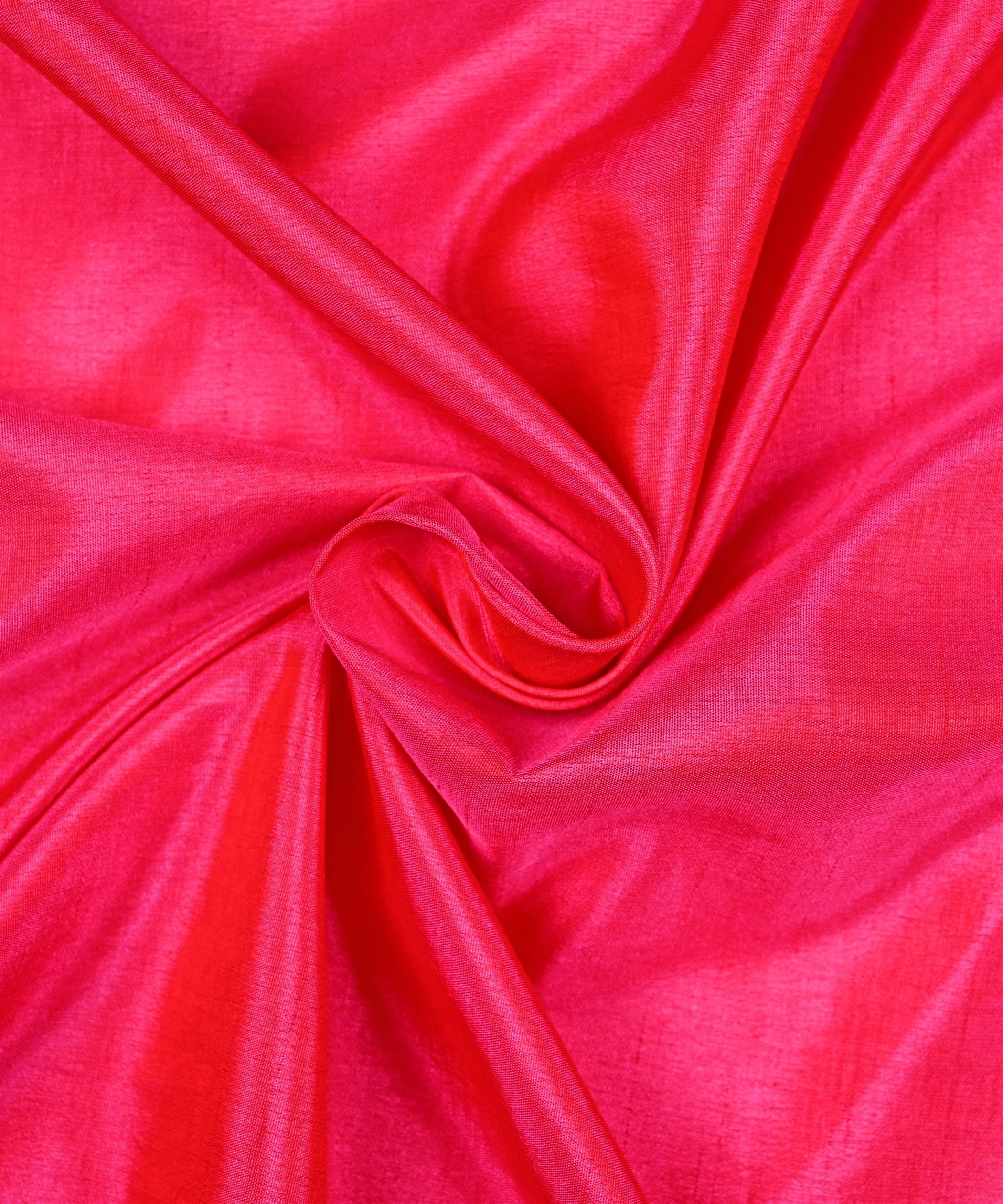 Pink Plain Dyed Sana Silk Fabric