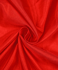 Red Plain Dyed Sana Silk Fabric