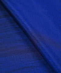 Royal Blue Plain Dyed Sana Silk Fabric