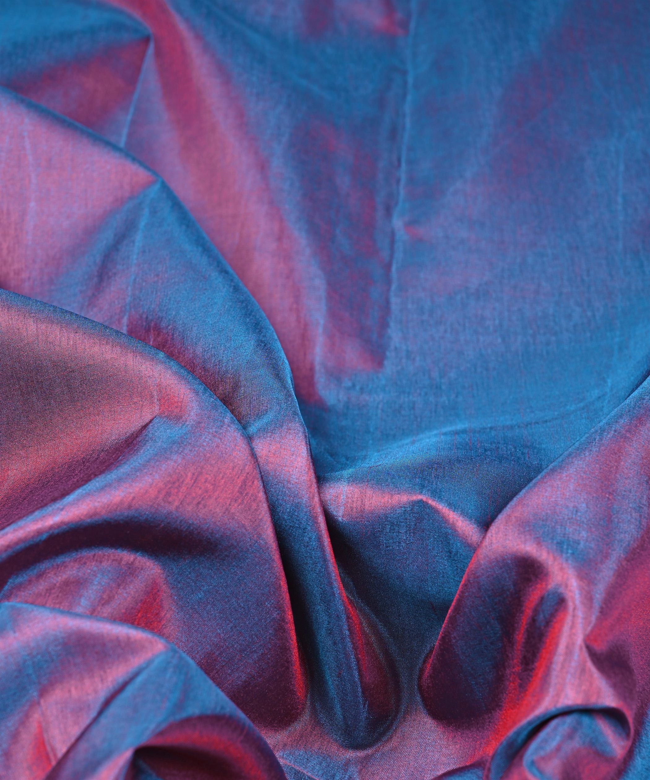 Seaweed Pink-Rama Plain Dyed Sana Silk Fabric