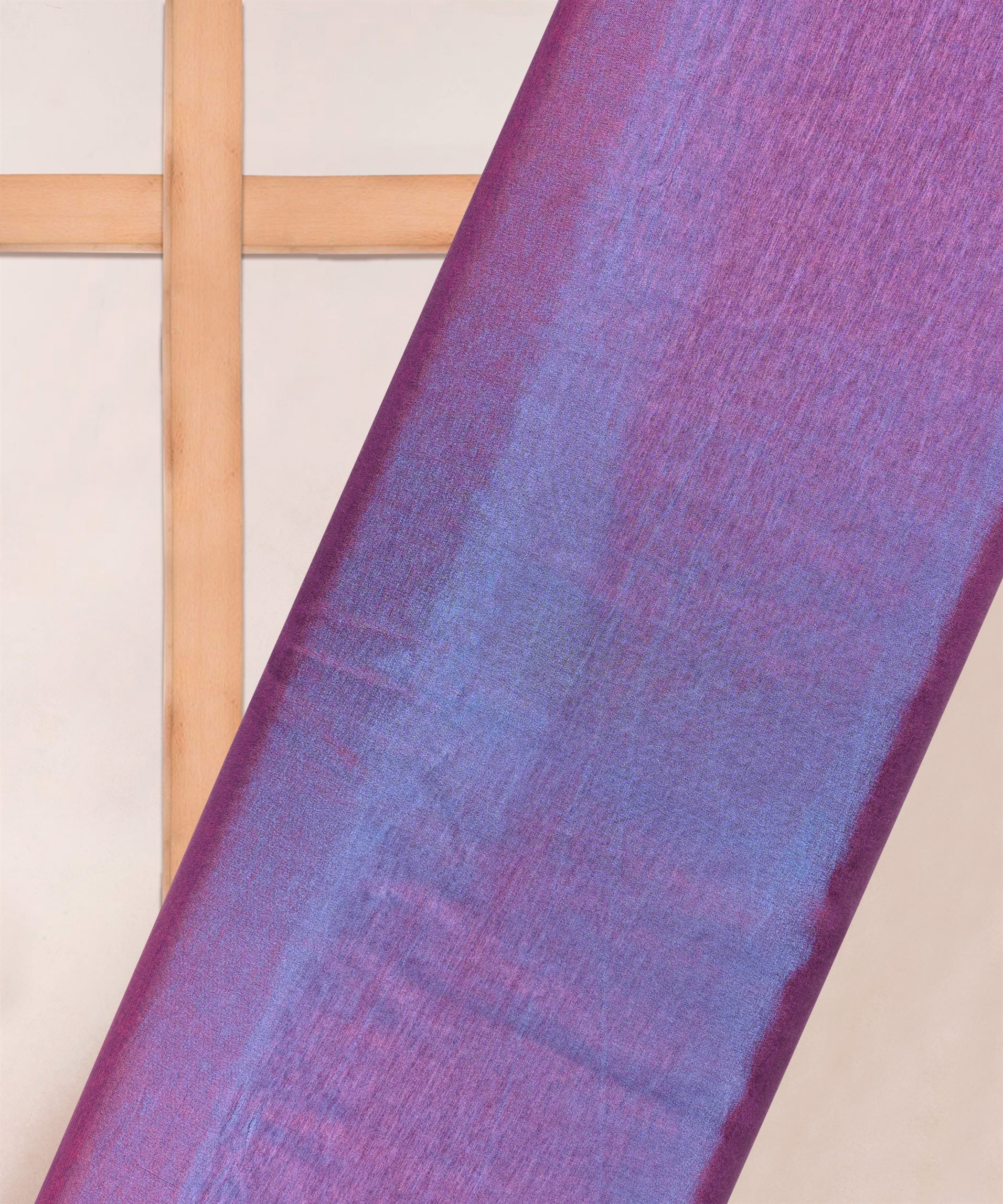 Seaweed Pink-Rama Plain Dyed Sana Silk Fabric