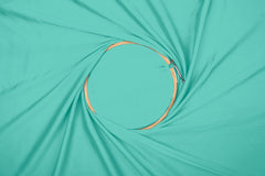 Aquamarine Plain Dyed Satin Georgette Fabric