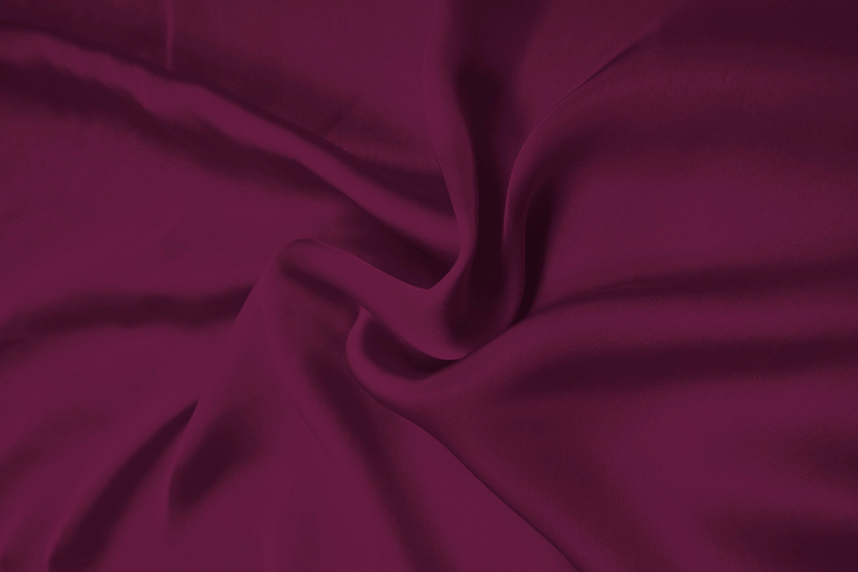 Cationic Dark Wine Plain Dyed Satin Georgette Fabric