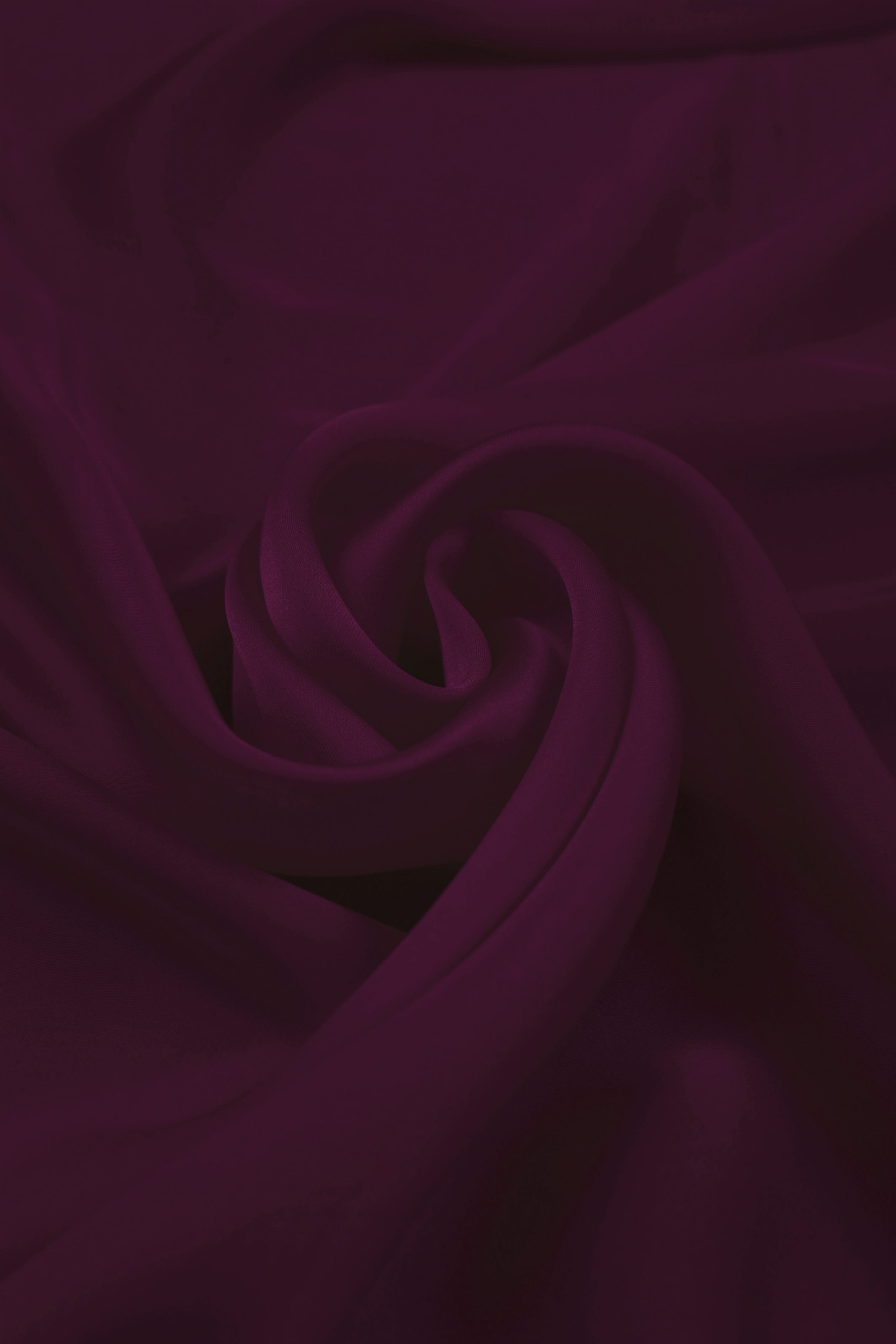 Cationic Dark Wine Plain Dyed Satin Georgette Fabric