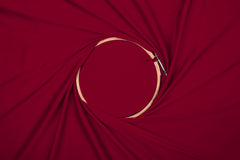 Cationic Maroon Plain Dyed Satin Georgette Fabric