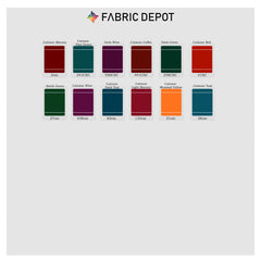Satin Georgette Cationic - Shade Card