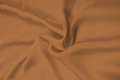 Dark Biege Plain Dyed Satin Georgette Fabric
