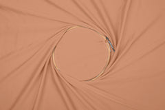 Dusty Peach Plain Dyed Satin Georgette Fabric