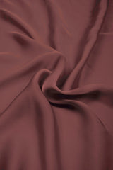 Dusty Rose Pink  Plain Dyed Satin Georgette Fabric