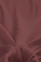 Dusty Rose Pink  Plain Dyed Satin Georgette Fabric