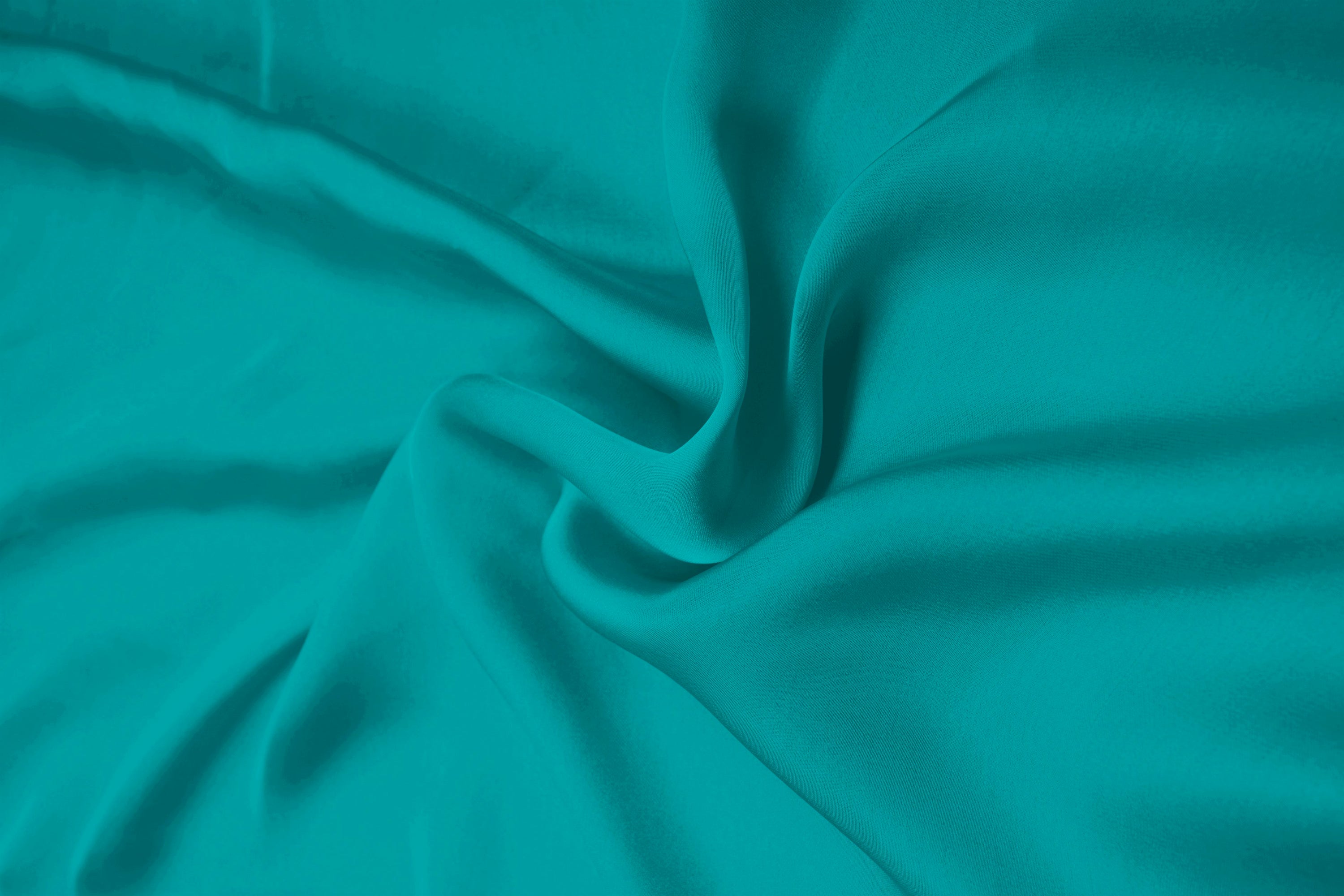 Firozi Plain Dyed Satin Georgette Fabric