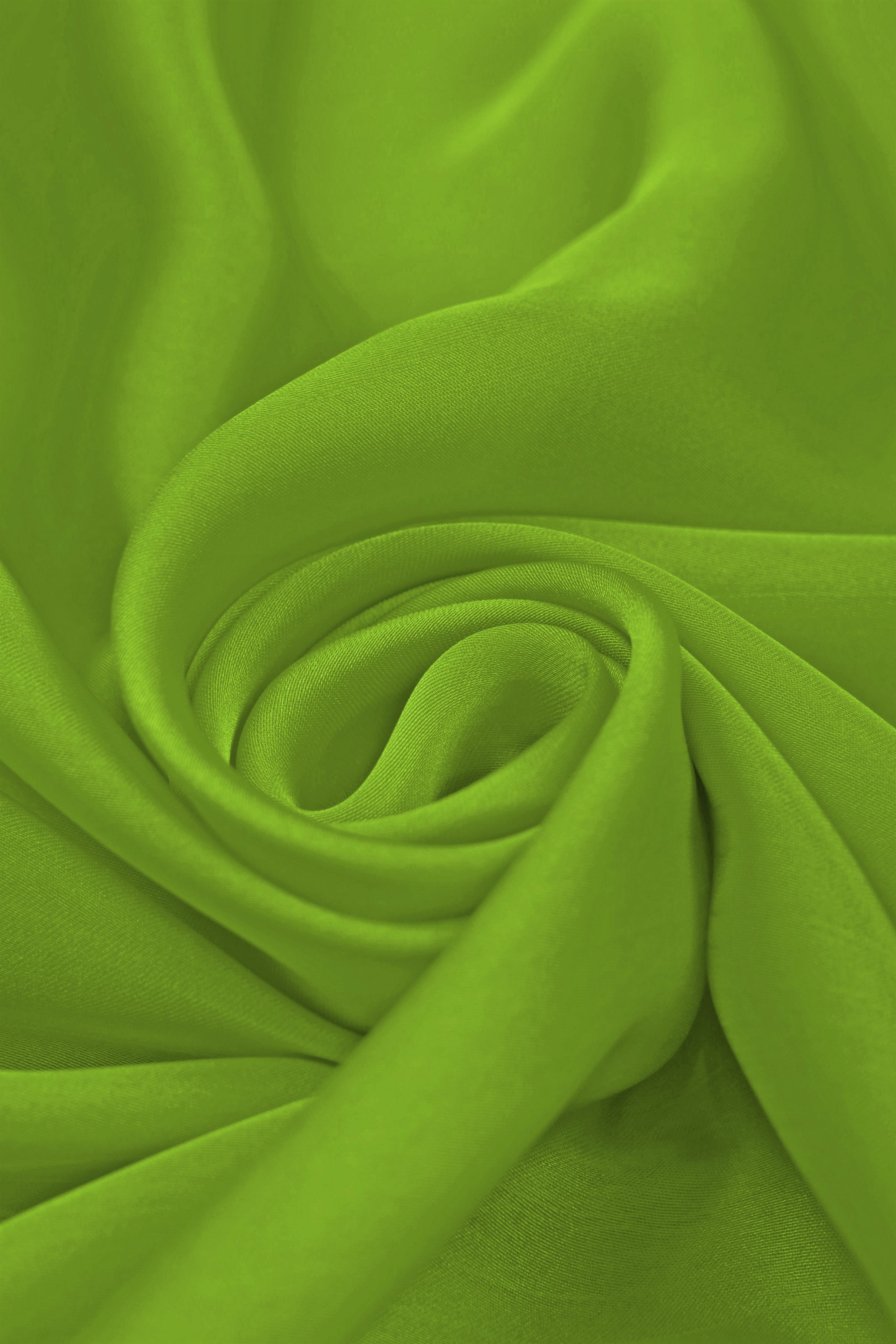 Forest Green Plain Dyed Satin Georgette Fabric