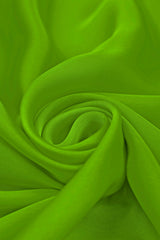Forest Green Plain Dyed Satin Georgette Fabric