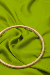 Forest Green Plain Dyed Satin Georgette Fabric