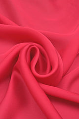 Gajri Plain Dyed Satin Georgette Fabric