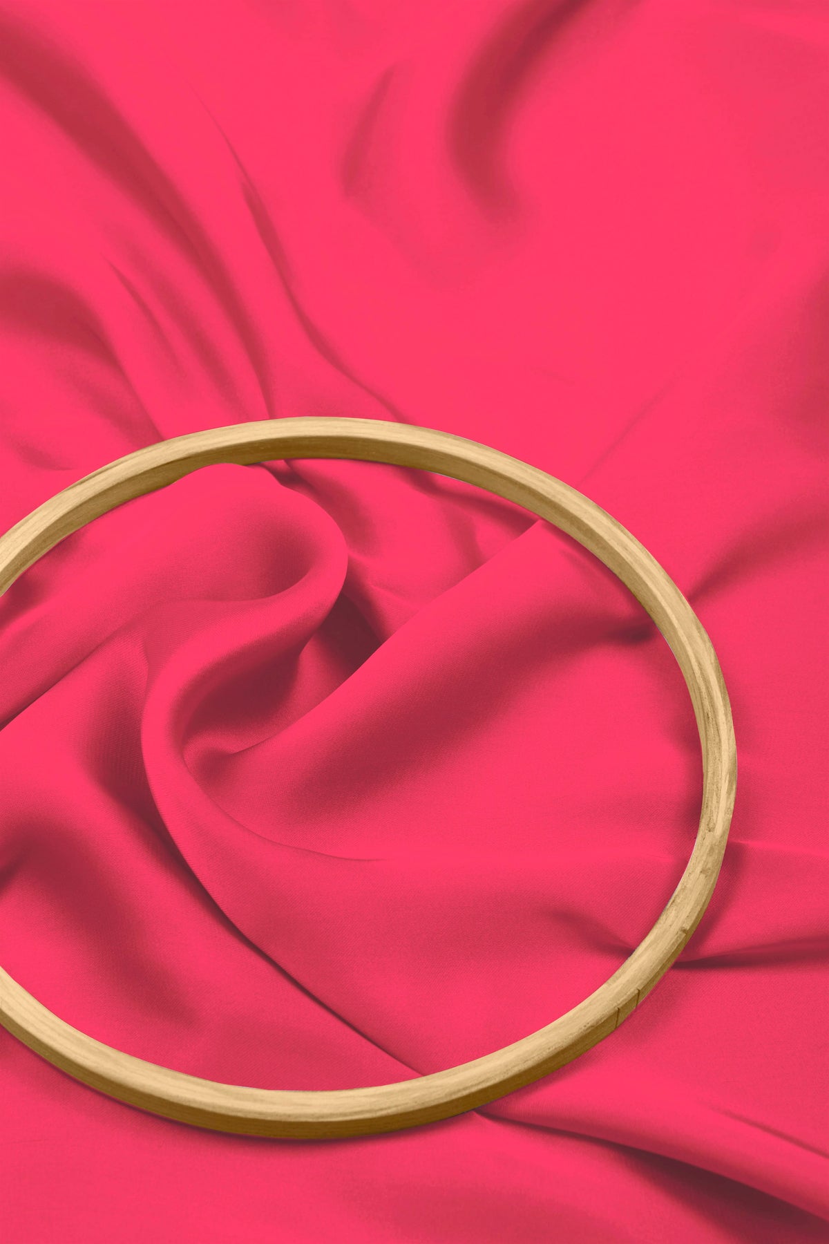 Gajri Plain Dyed Satin Georgette Fabric