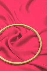 Gajri Plain Dyed Satin Georgette Fabric
