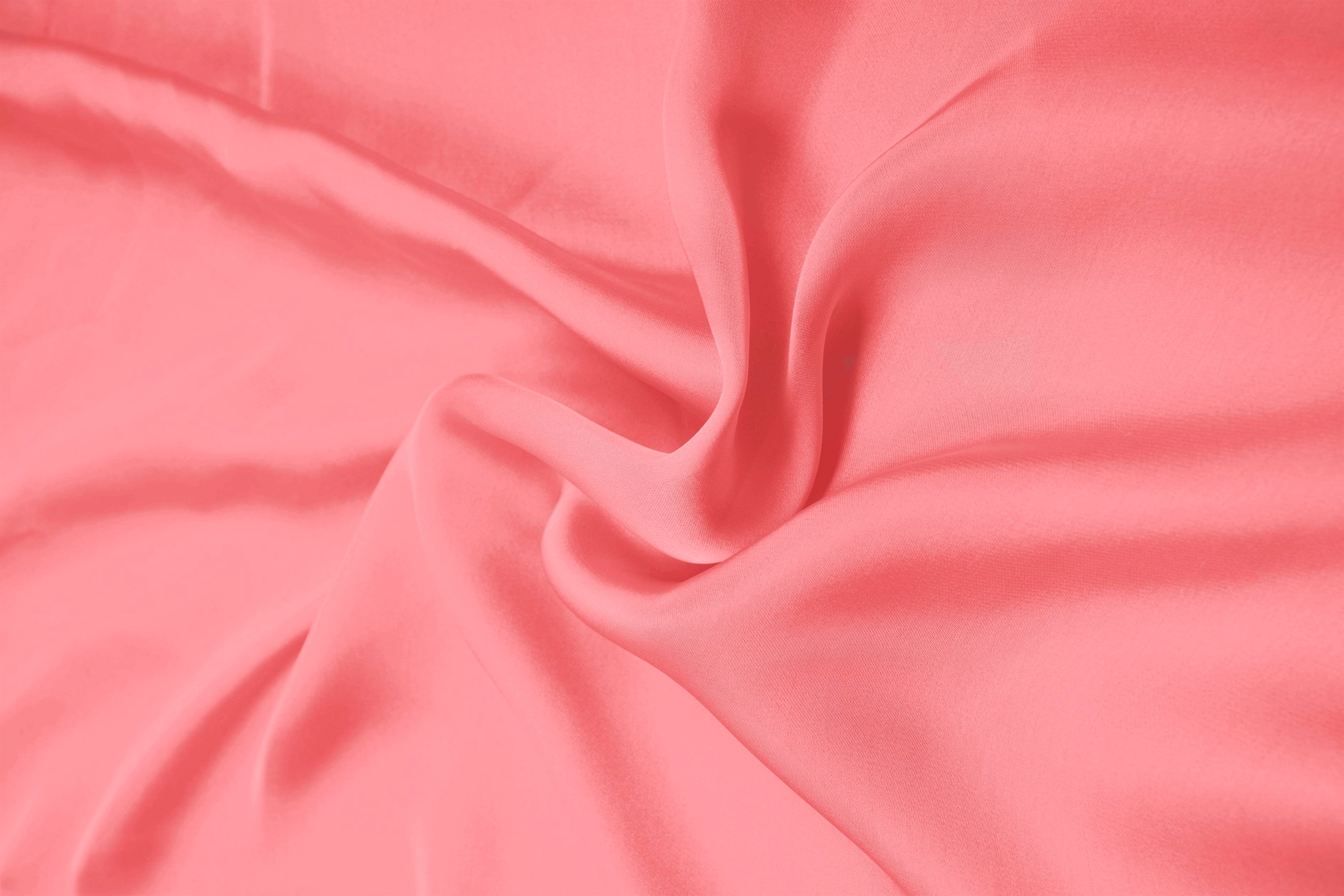 Glossy Pink Plain Dyed Satin Georgette Fabric