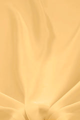 Glossy Yellow Plain Dyed Satin Georgette Fabric